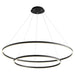 Oxygen Lighting Circulo Black 2 Light LED Pendant 3-6548-15 - Pendants