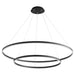 Oxygen Lighting Circulo Black 2 Light LED Pendant 3-6548-15 - Pendants