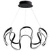 Oxygen Lighting Cirro Black 1 Light LED Pendant 3-61-15