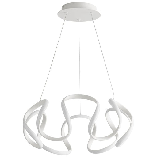 Oxygen Lighting Cirro White 1 Light LED Pendant 3-60-6