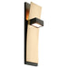 Oxygen Lighting Dario Black Aged Brass 2 Light LED Wall Sconce 3-400-1540 - Wall Sconces