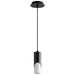 Oxygen Lighting Ellipse Black 1 Light LED Pendant 3-667-115