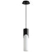 Oxygen Lighting Ellipse Black 1 Light LED Pendant 3-678-115