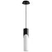 Oxygen Lighting Ellipse Black 1 Light LED Pendant 3-678-215