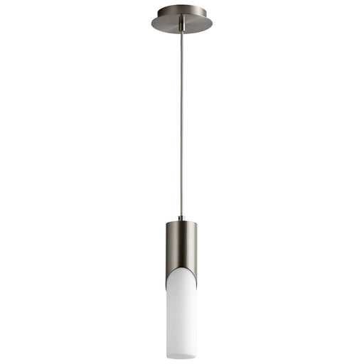Oxygen Lighting Ellipse Satin Nickel 1 Light LED Pendant 3-668-124