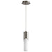 Oxygen Lighting Ellipse Satin Nickel 1 Light LED Pendant 3-668-124