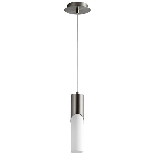 Oxygen Lighting Ellipse Satin Nickel 1 Light LED Pendant 3-668-224