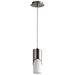 Oxygen Lighting Ellipse Satin Nickel 1 Light LED Pendant 3-677-124