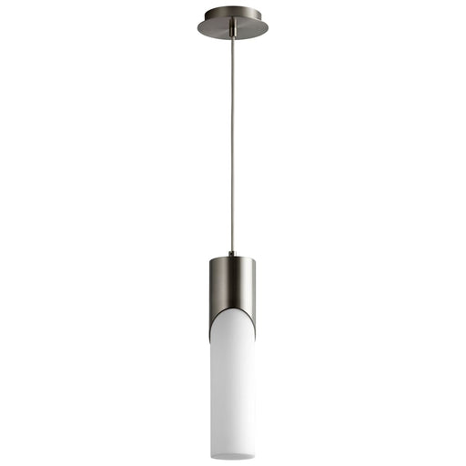 Oxygen Lighting Ellipse Satin Nickel 1 Light LED Pendant 3-678-124