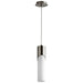 Oxygen Lighting Ellipse Satin Nickel 1 Light LED Pendant 3-678-124