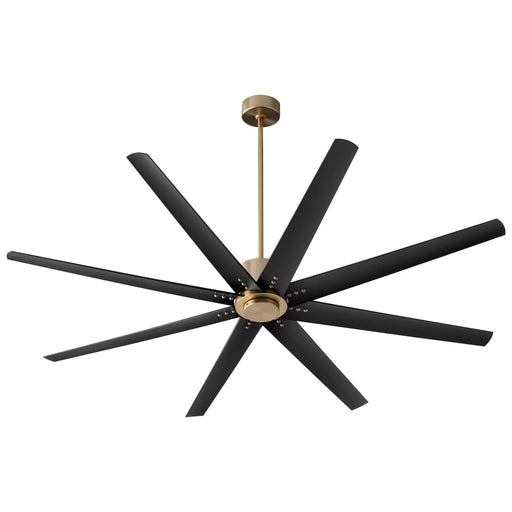 Oxygen Lighting Fleet Aged Brass 72 Inch 8 Blade Ceiling Fan 3-108-40