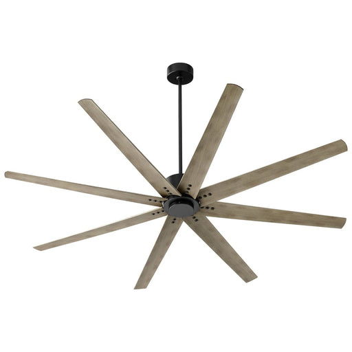 Oxygen Lighting Fleet Black 72 Inch 8 Blade Ceiling Fan 3-108-15