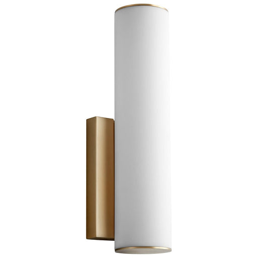Oxygen Lighting Fugit Aged Brass 1 Light LED Wall Sconce 3-5010-40