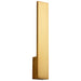 Oxygen Lighting Icon Aged Brass 1 Light LED Wall Sconce 3-511-40