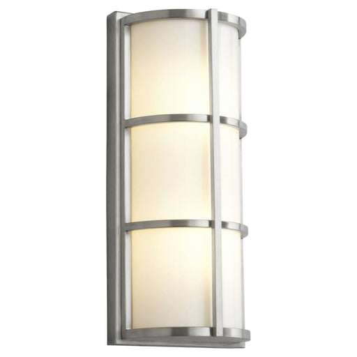 Oxygen Lighting LEDA Satin Nickel 1 Light LED Outdoor Wall Sconce 3-712-224-EM - Outdoor Wall Sconces