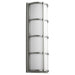 Oxygen Lighting LEDA Satin Nickel 2 Light LED Outdoor Wall Sconce 3-713-224-EM - Outdoor Wall Sconces