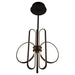 Oxygen Lighting Lupe Black 6 Light LED Pendant 3-25-15 - Pendants