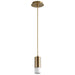Oxygen Lighting Magneta Aged Brass 1 Light LED Pendant 3-607-140