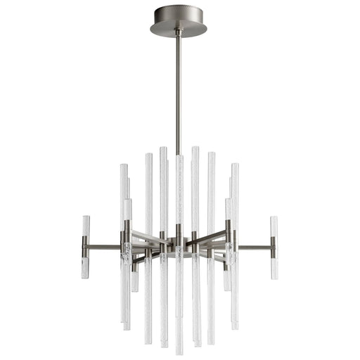 Oxygen Lighting Miro Satin Nickel 37 Light LED Chandelier 3-605-24
