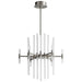 Oxygen Lighting Miro Satin Nickel 37 Light LED Chandelier 3-605-24