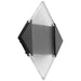 Oxygen Lighting Nova Black 2 Light LED Outdoor Wall Sconce 3-707-15