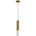 Oxygen Lighting Opus Aged Brass 1 Light LED Pendant 3-654-40
