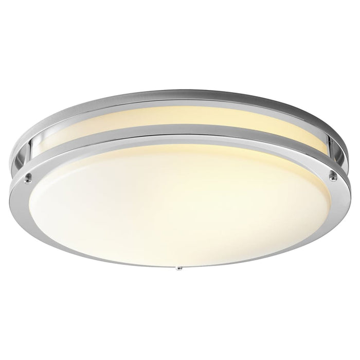Oxygen Lighting Oracle Polished Chrome 2 Light LED Flushmount 3-620-14-EM - Flushmounts