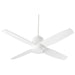 Oxygen Lighting Oslo White 52 Inch 4 Blade Ceiling Fan3-101-6
