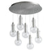 Oxygen Lighting Primo Satin Nickel 7 Light LED Pendant 3-674-24