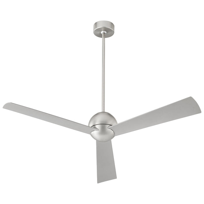 Oxygen Lighting Rondure Satin Nickel 54 Inch 3 Blade Outdoor Ceiling Fan 3-114-24