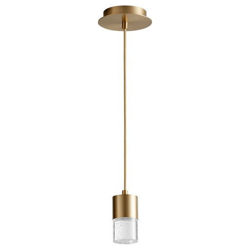 Oxygen Lighting Spirit Aged Brass Aged Brass 1 Light LED Pendant 3-68-40