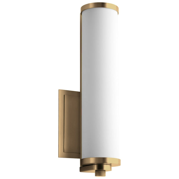 Oxygen Lighting Tempus Aged Brass 1 Light LED Wall Sconce 3-5000-40