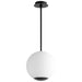 Oxygen Lighting Terra Black 1 Light LED Pendant 3-691-15