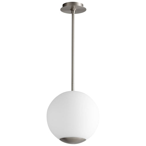 Oxygen Lighting Terra Satin Nickel 1 Light LED Pendant 3-691-24