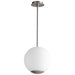 Oxygen Lighting Terra Satin Nickel 1 Light LED Pendant 3-691-24