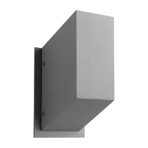 Oxygen Lighting Uno Grey 1 Light LED Outdoor Wall Sconce 3-700-16