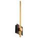 Oxygen Lighting Zora Black Industrial Brass 1 Light LED Wall Sconce 3-50-1550 - Wall Sconces