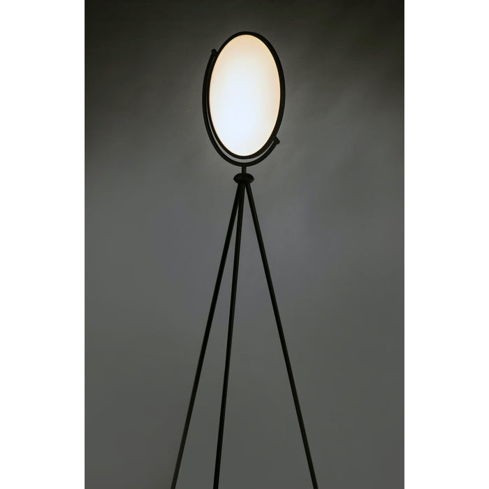 Paddle Black LED Floor Lamp - Floor Lamps