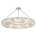 Palla Antique Silver 8 Light Semi-Flushmount Crystorama 528P-SA_CEILING