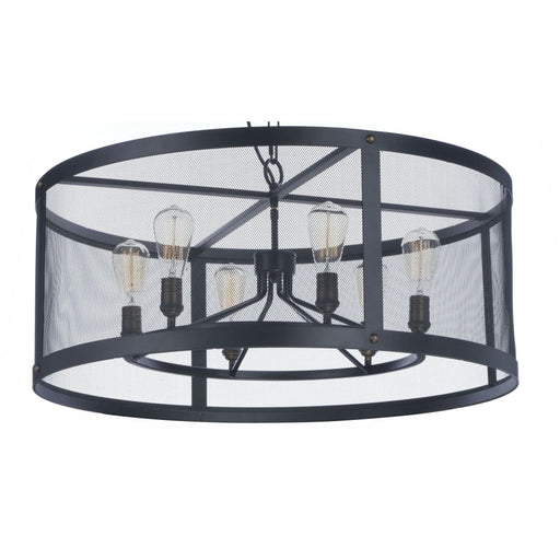 Palladium Black / Natural Aged Brass Chandelier - Chandeliers
