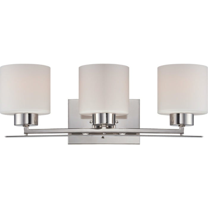 Parallel Polished Nickel Wall Sconce - Wall Sconce