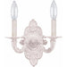 Paris Market 2 Light Antique Antique White Sconce - Wall Sconce