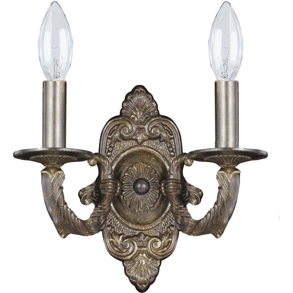 Paris Market 2 Light Venetian Bronze Sconce - Wall Sconce