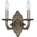 Paris Market 2 Light Venetian Bronze Sconce - Wall Sconce