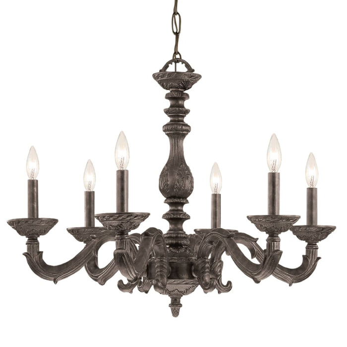 Paris Market 6 Light Venetian Bronze Chandelier - Chandeliers