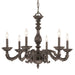 Paris Market 6 Light Venetian Bronze Chandelier - Chandeliers