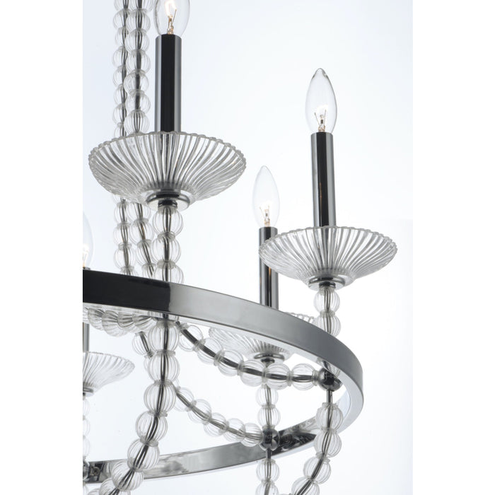 Paris Polished Nickel Chandelier - Chandeliers