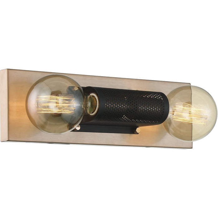 Passage Copper Brushed Brass Black Wall Sconce - Wall Sconce