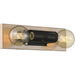 Passage Copper Brushed Brass Black Wall Sconce - Wall Sconce