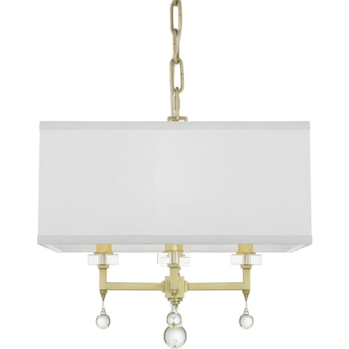 Paxton 4 Light Antique Gold Mini Chandelier - Chandeliers